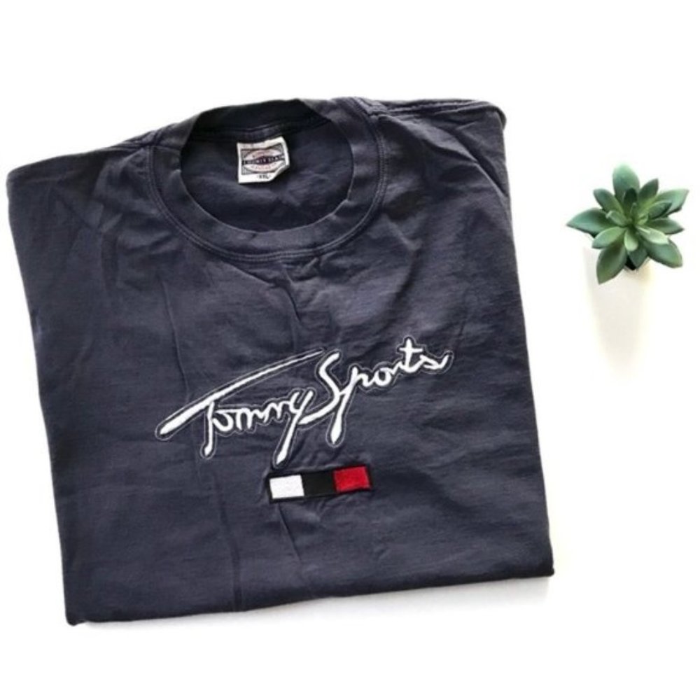 TOMMY SPORTS Authentic Blue T-Shirt Size XXL